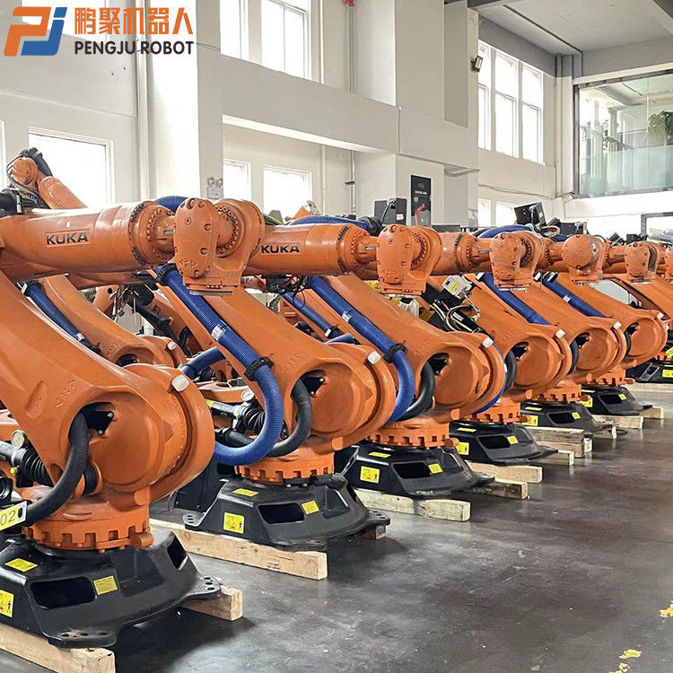 Robô de carregamento de segurança IP 65 para carregamento seguro e de carga útil de 210 kg Atualize sua linha de produção com a KUKA KR210: seu melhor parceiro para soldagem, manuseio e muito mais