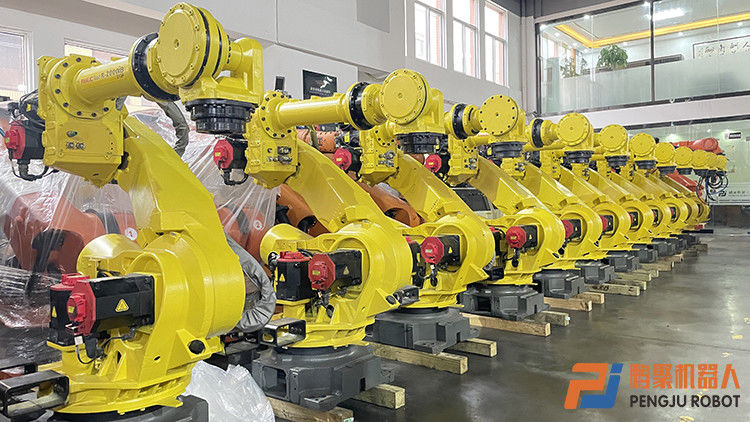 Fanuc R-2000iB-210F Prensa de soldagem em ponto, paletização, carregamento e descarregamento de paletes, robô, manuseio de máquinas