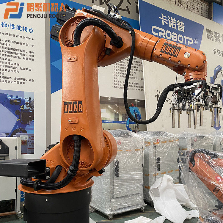 Cargas automática da linha central de Kuka KR60 seis e descarregamento da carga 60kg da extensão 2033mm do braço do robô