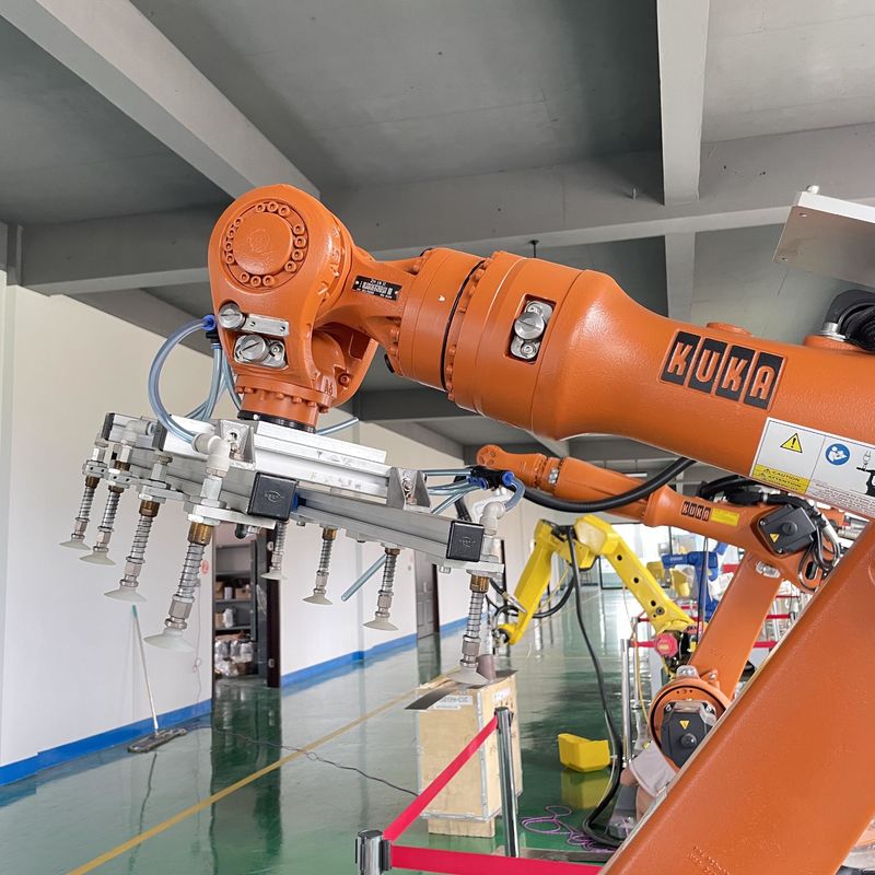 1611mm Reach Palletizing Robot Equipamento de automação montado no chão, robôs de soldagem de núcleo de fluxo, robôs de carregamento de máquinas