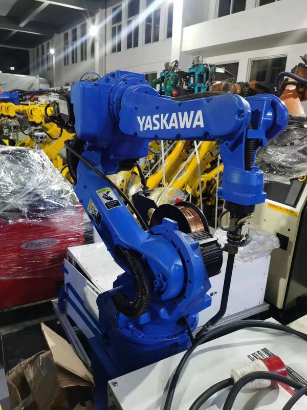 Soldadura Industrial MA1400 Yaskawa Braço Robótico Usado Com Carga Útil 3kg Com Gabinete de Controle 6 Eixos