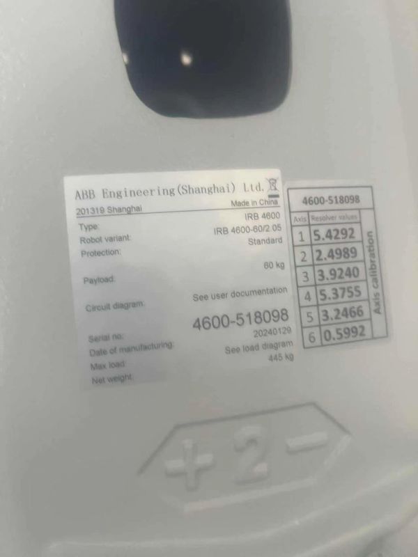 NOVA ABB IRB6700 M2004 200/2.60 Prensagem, paletização, carga de peças, manuseio de peças, medição,
