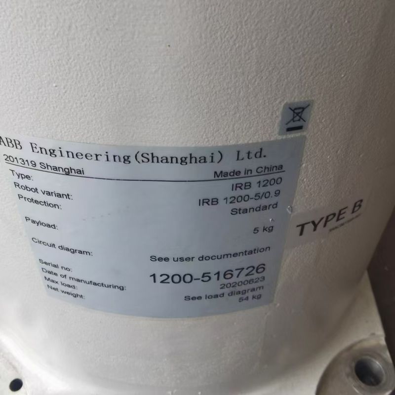 ABB IRB 1200 (5/0.9) Robô para manipulação de peças, polir, medir, montar peças