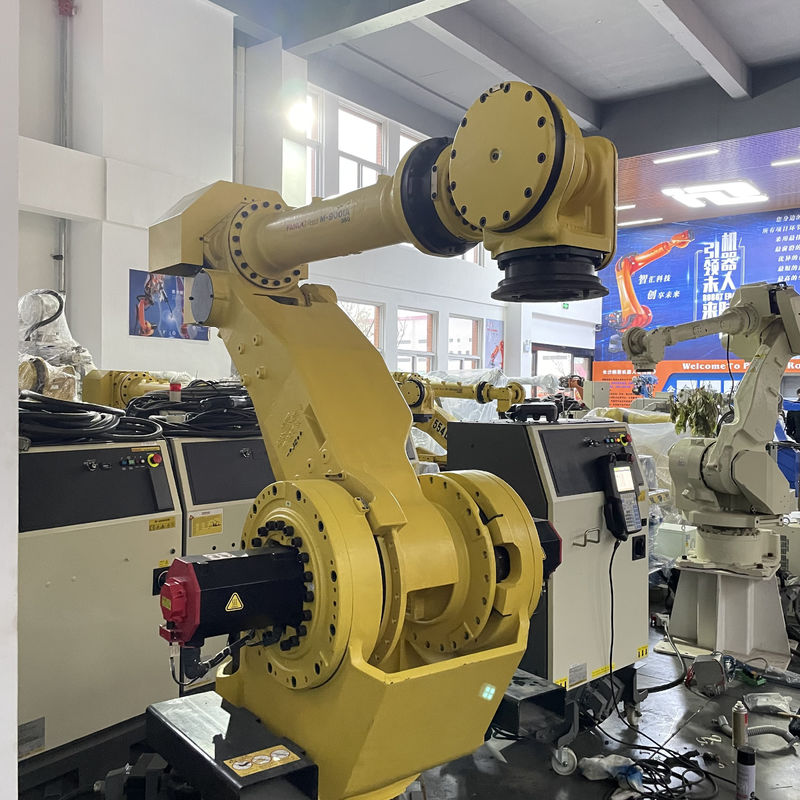 Robô industrial 6 eixos Fanuc M-900iA/350 Robô de soldagem carga útil 350kg 2655mm alcance para manipulação de polir montagem e colagem de adesivos