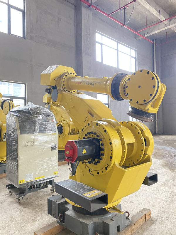 Fanuc M-900iA 350 Robôs usados 6 eixos 2655mm alcance R30iA controlador Perfeito para paletização e muito mais