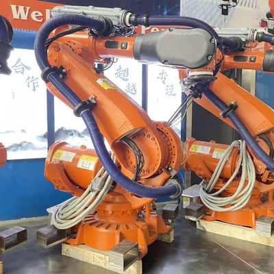 Braço 6640-235/2.55 do robô da segunda mão ABB para a soldadura de ponto que segura Palletizing