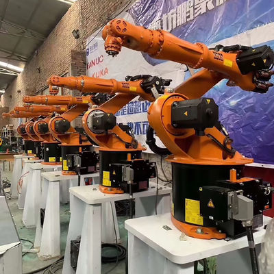 Instalação de parede Usados robôs KUKA com 6 eixos e IP 65 Segurança capacidade de carga super 210kg!