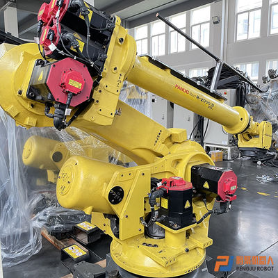 Entregue em segundo à linha central 6 o robô industrial FANUC 2000iB 125L que Palletizing segurando o manipulador