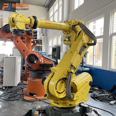 Segundos robôs industriais 2000iB/165F de mão FANUC que Palletizing segurando o braço do robô de soldadura do ponto