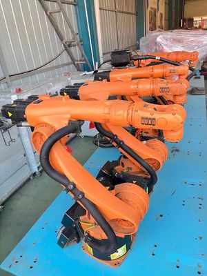 Utilizado KUKA KR240 industrial Robot de paletes personalizado com componentes principais PLC e protocolo de comunicação DeviceNet