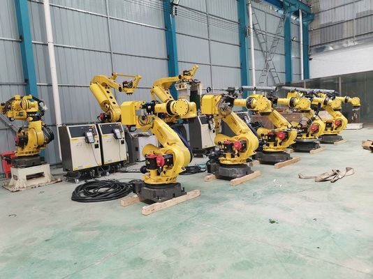 FANUC Arco Soldar Robô 165Kg Carga Útil RJ3iB Controlador para carregamento e descarregamento