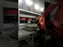 6 robô de conjunto usado azul da eletrônica de YaskawaⅡ MH50 do robô da linha central